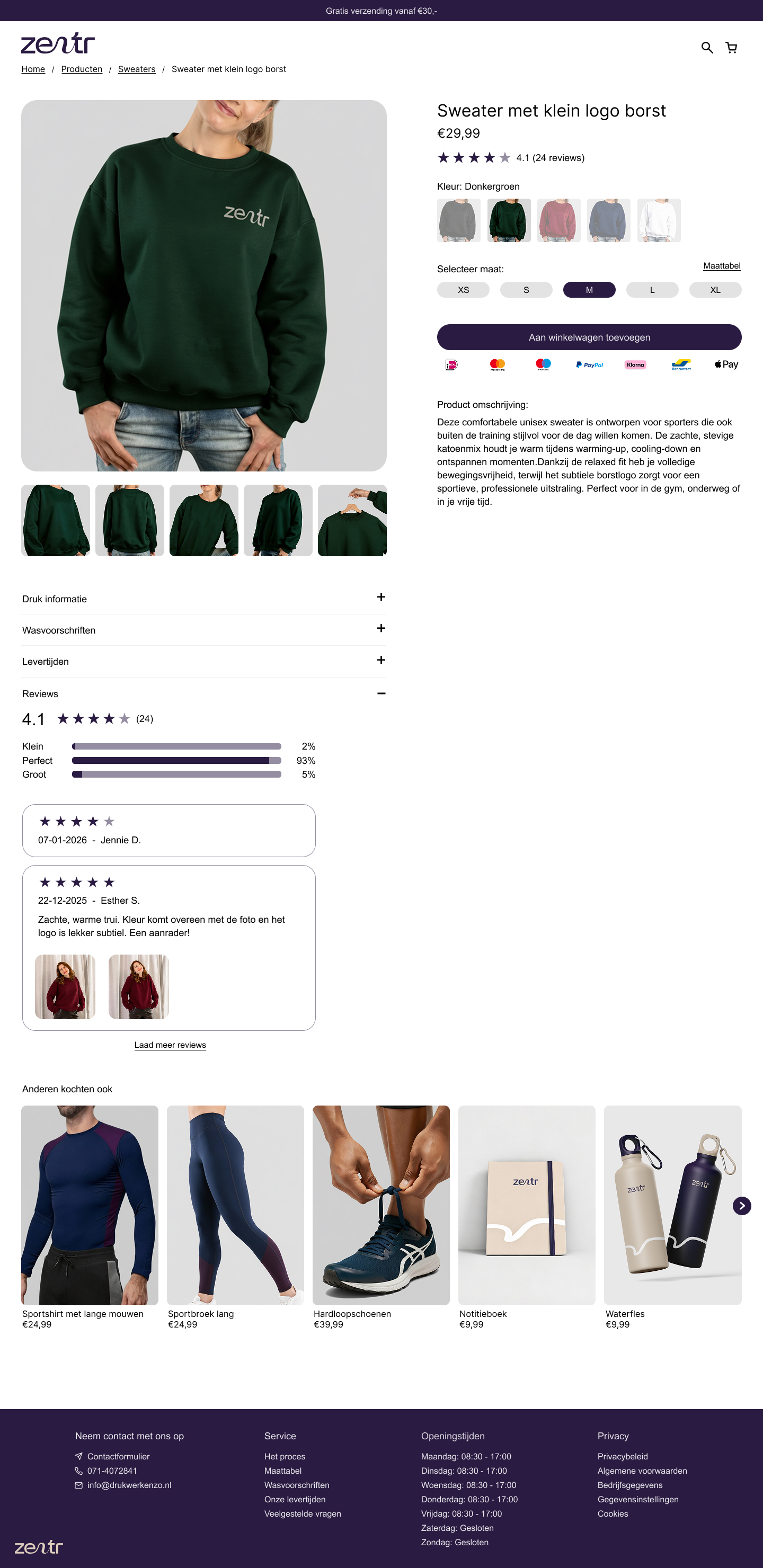 Productinformatie - Sweater